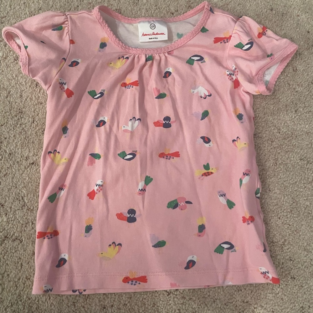 Hanna Andersson bird shirt